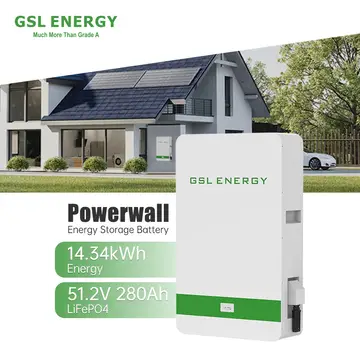 GSL Energy 14.34kWh LiFePO4 Wall-Mounted Battery